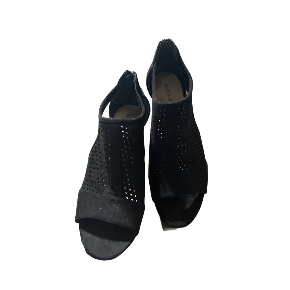Style & Co 8M Helaine Peep Toe Shoes - Picture 2 of 6